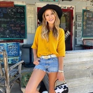 NWT Madewell Gauze Cotton Blouse